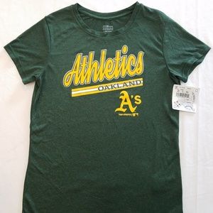 Oakland Athletics Youth Girls Baseball Blouse